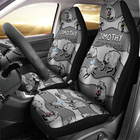 Jimothy The Raccoon Car Seat Cover It's Ok To Be Weird Raccoons Cute Sketch Pattern