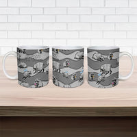 Jimothy The Raccoon Ceramic Mug It's Ok To Be Weird Raccoons Cute Sketch Pattern