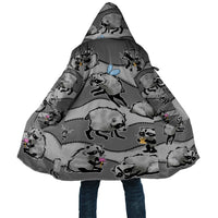 Jimothy The Raccoon Cloak It's Ok To Be Weird Raccoons Cute Sketch Pattern
