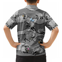 Jimothy The Raccoon Hawaiian Shirt It's Ok To Be Weird Raccoons Cute Sketch Pattern