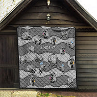 Jimothy The Raccoon Quilt It's Ok To Be Weird Raccoons Cute Sketch Pattern