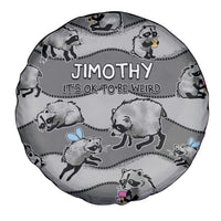 Jimothy The Raccoon Spare Tire Cover It's Ok To Be Weird Raccoons Cute Sketch Pattern