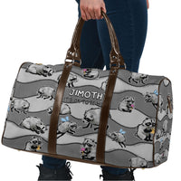 Jimothy The Raccoon Travel Bag It's Ok To Be Weird Raccoons Cute Sketch Pattern