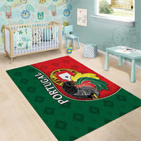 Portugal Area Rug Rooster With Coat Of Arms - Wonder Print Shop