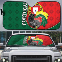 Portugal Auto Sun Shade Rooster With Coat Of Arms - Wonder Print Shop