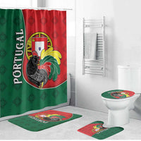 Portugal Bathroom Set Rooster With Coat Of Arms - Wonder Print Shop
