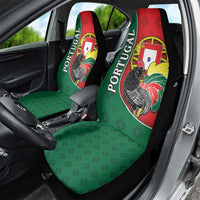 Portugal Car Seat Cover Rooster With Coat Of Arms - Wonder Print Shop