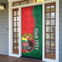 Personalized Portugal Door Cover Rooster With Coat Of Arms - Wonder Print Shop