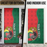 Personalized Portugal Door Cover Rooster With Coat Of Arms - Wonder Print Shop
