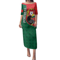 Personalized Portugal Family Matching Puletasi and Hawaiian Shirt Rooster With Coat Of Arms - Wonder Print Shop