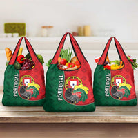 Portugal Grocery Bag Rooster With Coat Of Arms - Wonder Print Shop