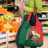 Portugal Grocery Bag Rooster With Coat Of Arms - Wonder Print Shop