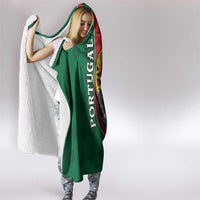 Portugal Hooded Blanket Rooster With Coat Of Arms - Wonder Print Shop