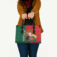 Portugal Leather Bag Rooster With Coat Of Arms - Wonder Print Shop