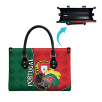 Portugal Leather Bag Rooster With Coat Of Arms - Wonder Print Shop