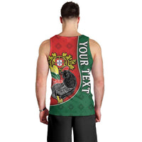 Personalized Portugal Men Tank Top Rooster With Coat Of Arms - Wonder Print Shop