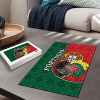 Portugal Puzzle Rooster With Coat Of Arms - Wonder Print Shop