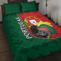 Portugal Quilt Bed Set Rooster With Coat Of Arms - Wonder Print Shop