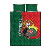 Portugal Quilt Bed Set Rooster With Coat Of Arms - Wonder Print Shop