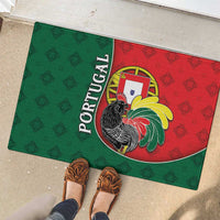 Portugal Rubber Doormat Rooster With Coat Of Arms - Wonder Print Shop