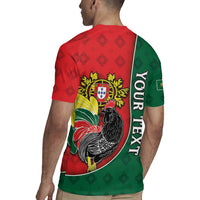 Personalized Portugal Rugby Jersey Rooster With Coat Of Arms - Wonder Print Shop
