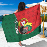 Portugal Sarong Rooster With Coat Of Arms - Wonder Print Shop