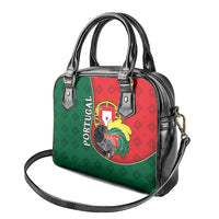Portugal Shoulder Handbag Rooster With Coat Of Arms - Wonder Print Shop