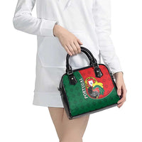 Portugal Shoulder Handbag Rooster With Coat Of Arms - Wonder Print Shop