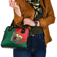 Portugal Shoulder Handbag Rooster With Coat Of Arms - Wonder Print Shop