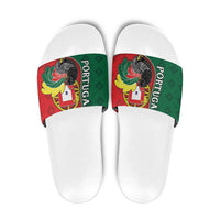 Portugal Slide Sandals Rooster With Coat Of Arms - Wonder Print Shop