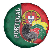 Portugal Spare Tire Cover Rooster With Coat Of Arms - Wonder Print Shop