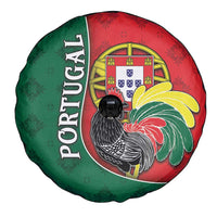Portugal Spare Tire Cover Rooster With Coat Of Arms - Wonder Print Shop