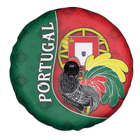 Portugal Spare Tire Cover Rooster With Coat Of Arms - Wonder Print Shop