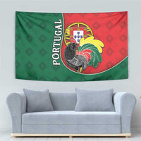Portugal Tapestry Rooster With Coat Of Arms - Wonder Print Shop