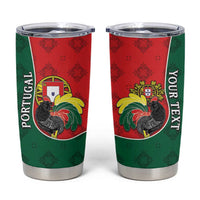 Personalized Portugal Tumbler Cup Rooster With Coat Of Arms - Wonder Print Shop
