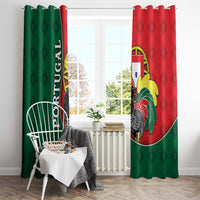 Portugal Window Curtain Rooster With Coat Of Arms - Wonder Print Shop