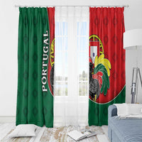 Portugal Window Curtain Rooster With Coat Of Arms - Wonder Print Shop