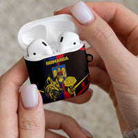 Romania AirPods Case The Eurasian Lynx With The Peony - Wonder Print Shop