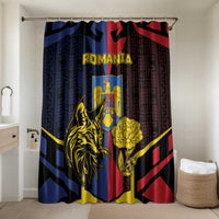 Romania Bathroom Set The Eurasian Lynx With The Peony - Wonder Print Shop