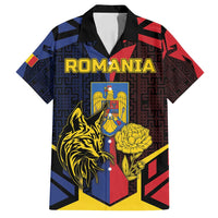 Personalized Romania Family Matching Long Sleeve Bodycon Dress and Hawaiian Shirt The Eurasian Lynx With The Peony - Wonder Print Shop