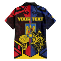 Personalized Romania Family Matching Short Sleeve Bodycon Dress and Hawaiian Shirt The Eurasian Lynx With The Peony - Wonder Print Shop