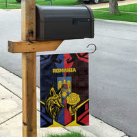 Romania Garden Flag The Eurasian Lynx With The Peony - Wonder Print Shop