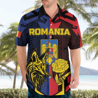 Personalized Romania Hawaiian Shirt The Eurasian Lynx With The Peony - Wonder Print Shop