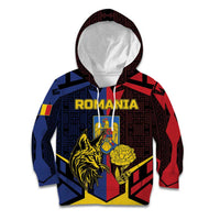 Personalized Romania Kid Hoodie The Eurasian Lynx With The Peony - Wonder Print Shop