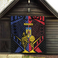 Romania Quilt The Eurasian Lynx With The Peony - Wonder Print Shop