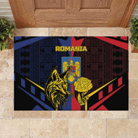 Romania Rubber Doormat The Eurasian Lynx With The Peony - Wonder Print Shop