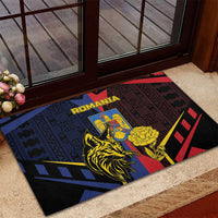 Romania Rubber Doormat The Eurasian Lynx With The Peony - Wonder Print Shop