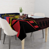 Romania Tablecloth The Eurasian Lynx With The Peony - Wonder Print Shop