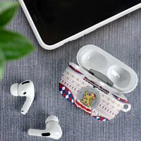 Netherlands Christmas AirPods Case Lion Symbol In Snow Globe - Wonder Print Shop