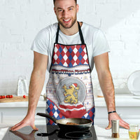 Netherlands Christmas Apron Lion Symbol In Snow Globe - Wonder Print Shop